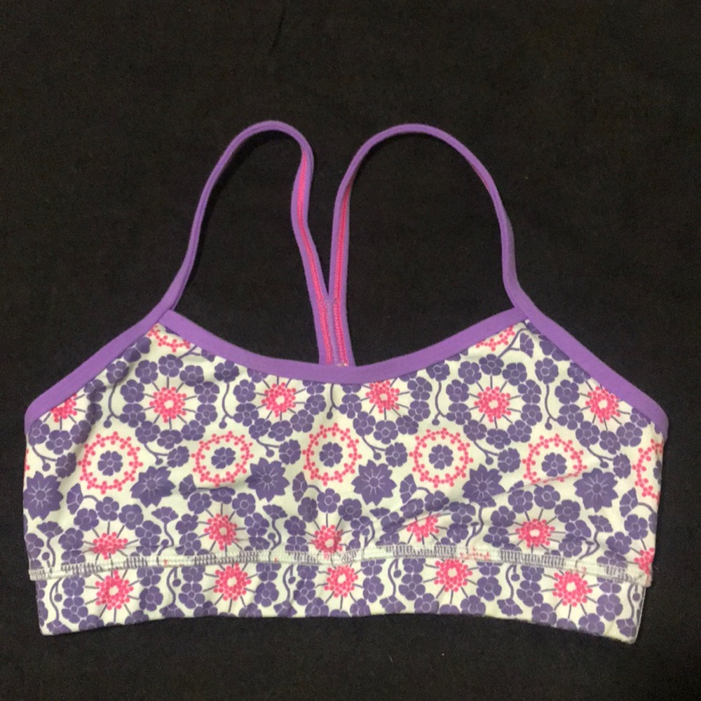 Lululemon Mesh Back Racerback Sports Bra